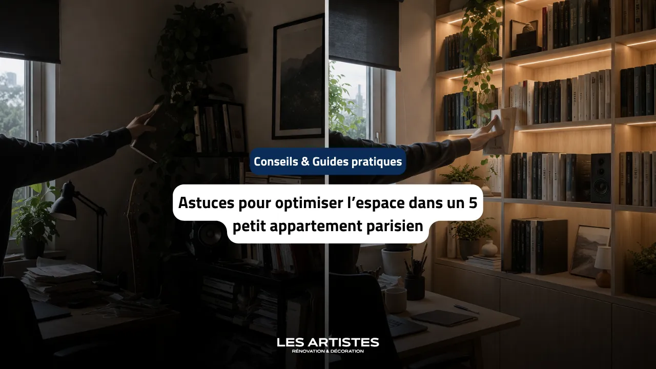 Les Artistes SARL - 5 Astuces pour optimiser lespace dans un petit appartement parisien